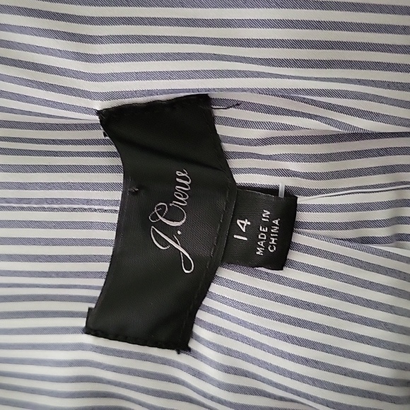 J Crew Navy Blue Sommerset Tweed Herringbone Speckle Wool Blazer - NWT - 12 - Picture 3 of 8